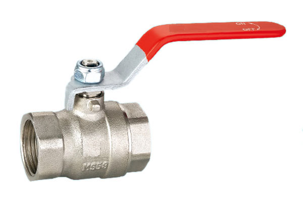 Nickel plated brass ball valve 21/2