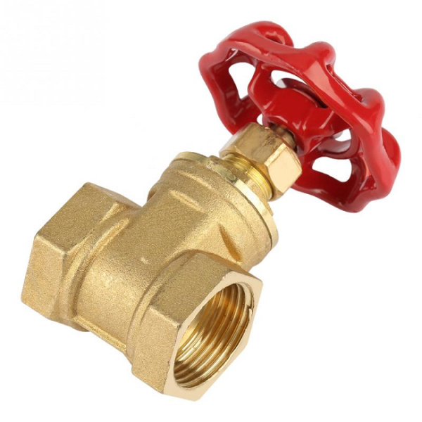 Nickel plated brass gate valve K220 female x female BSP thread